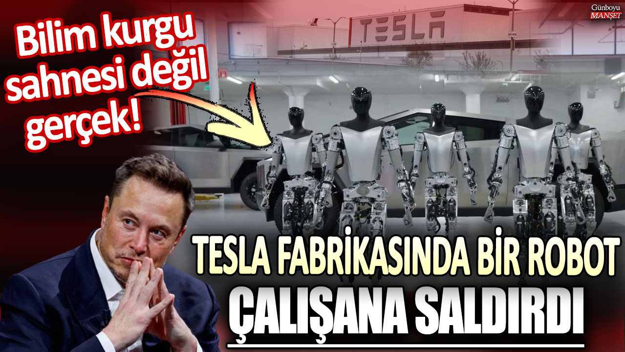 Tesla fabrikasındaki bir robot, bir çalışana saldırdı – Bu gerçek, bilim kurgu sahnesinin ötesinde bir olay!