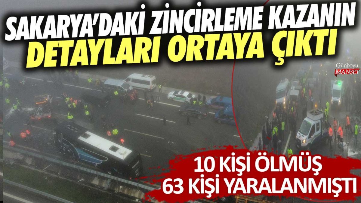 Zincirleme kaza sonucu 10 kişinin öldüğü olayın incelemesi tamamlandı