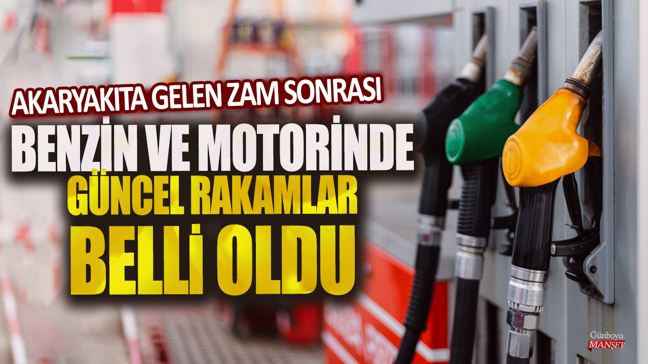 Akaryakıt fiyatlarında yaşanan zamlarla birlikte benzin ve motorin fiyatları güncellendi