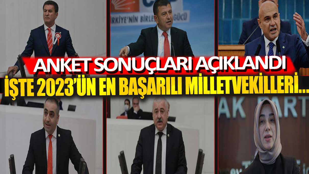 ORC Araştırma: 2023 Yılında En Başarılı Milletvekilleri Açıklandı…