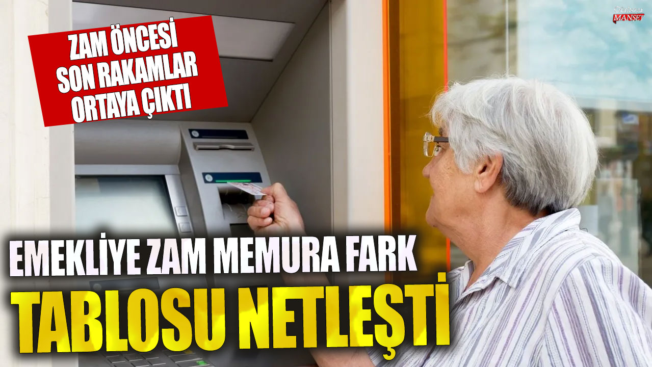 Emekli ve memur zamları netleşti: Zam öncesi son rakamlar açıklandı