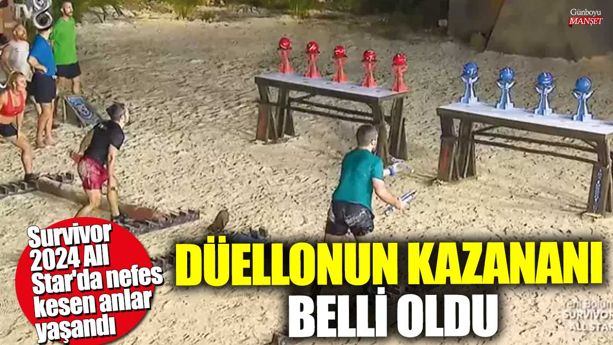 Survivor 2024 All Star’da Düello Sonucu Belli Oldu! Heyecan Dolu Anlar yaşandı!