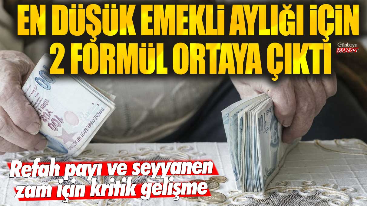 En Düşük Emekli Aylığı İçin 2 Yeni Formül: Refah Payı ve Seyyanen Zam İçin Önemli Gelişme!