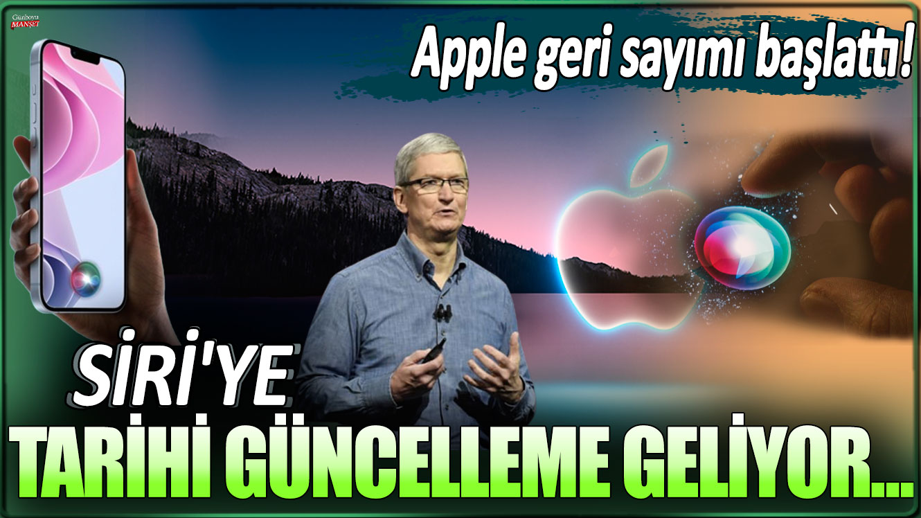 Apple, Siri için tarihi bir güncelleme hazırlıyor: Geri Sayım Başladı!