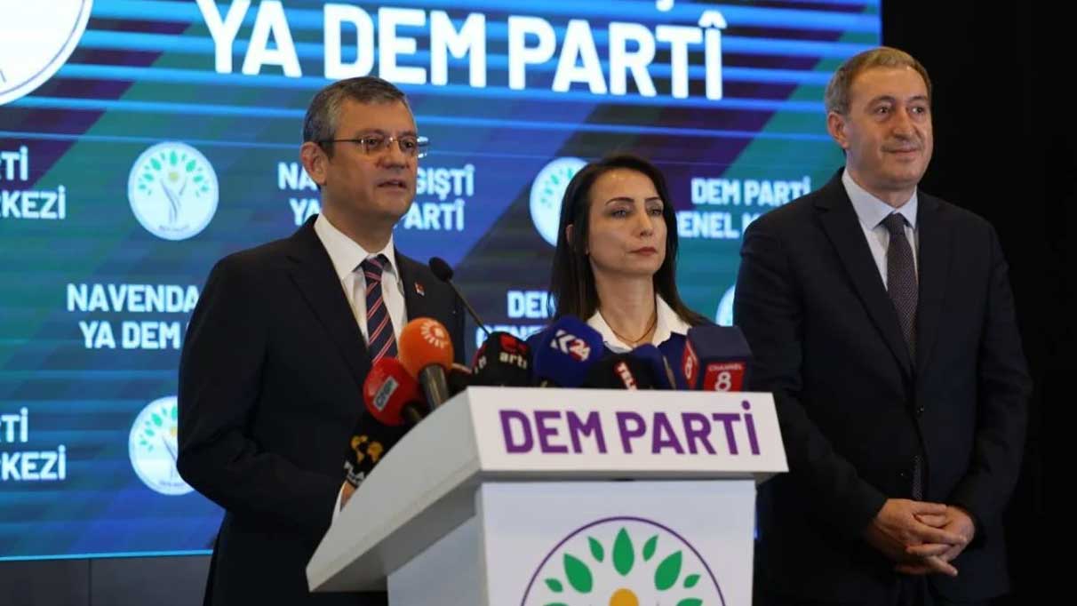 DEM Parti, CHP’ye ziyarette bulunacak.