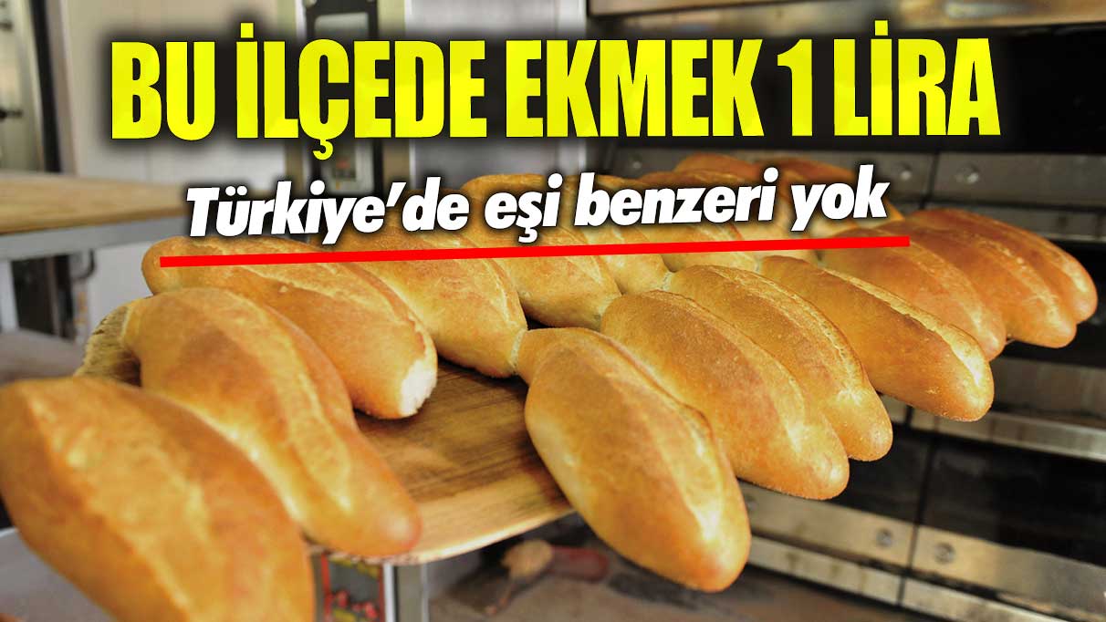 Bu ilçede ekmek fiyatı rekor düzeyde düştü, Türkiye’ye örnek olacak!