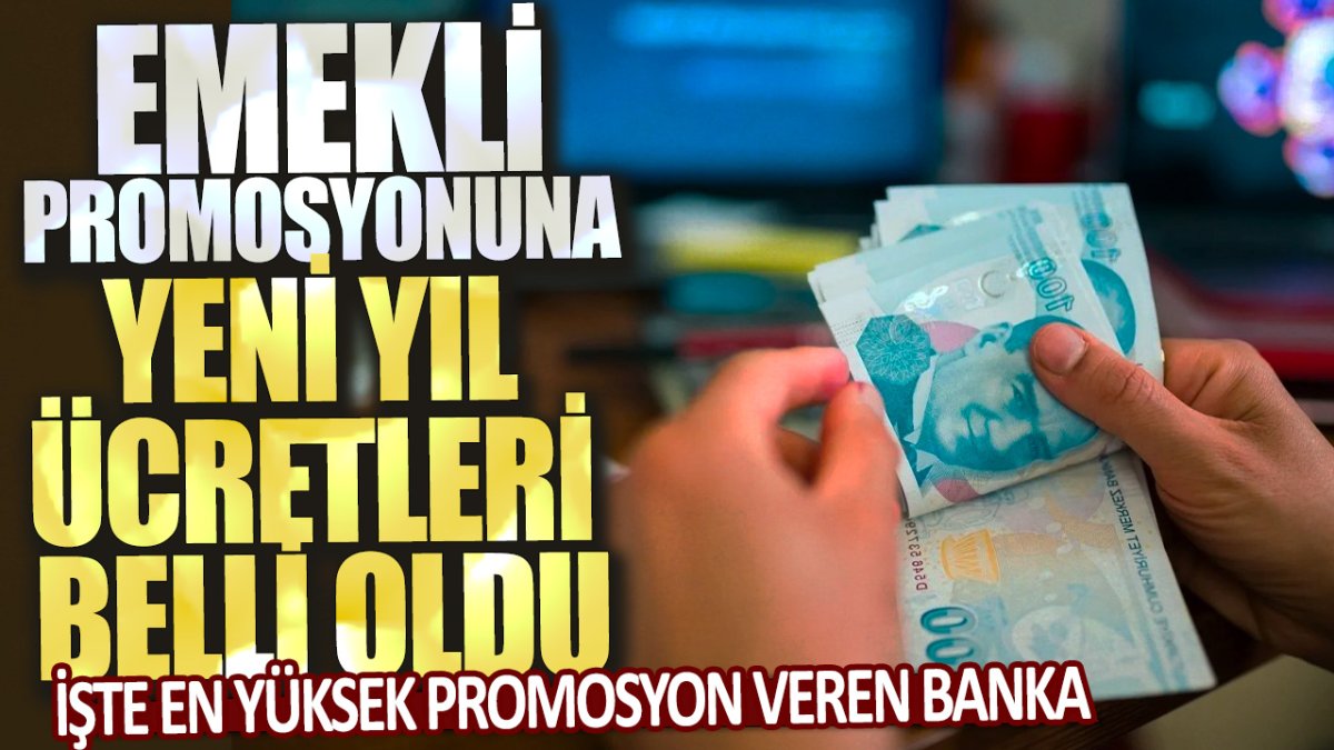 Emeklilere verilen promosyon ücretleri yeni yılla birlikte belirlendi: Hangi banka en yüksek promosyonu veriyor?