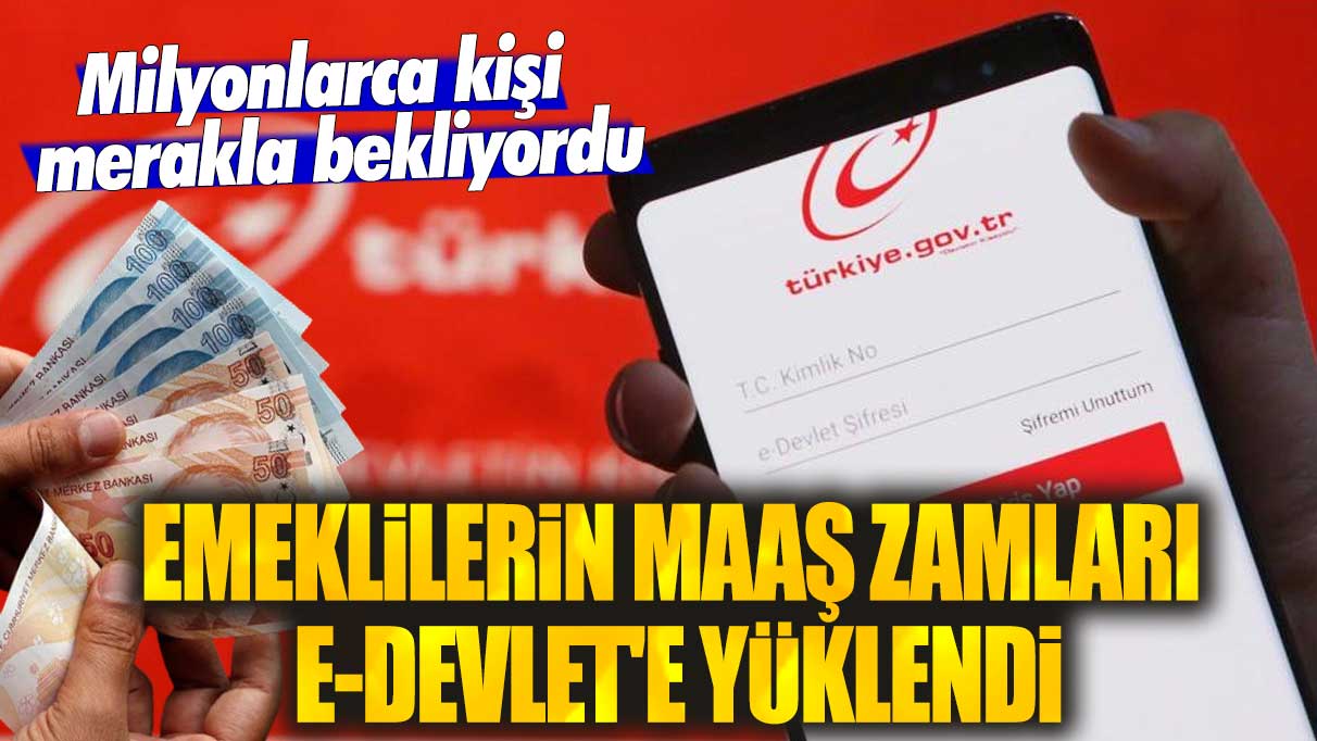 Emeklilerin maaş zamları nihayet e-Devlet üzerinden duyuruldu, merakla bekleyen milyonlarca kişiye müjde!