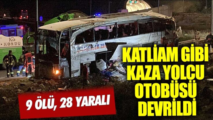 Mersin’de meydana gelen katliam gibi kaza sonucu 9 kişi hayatını kaybetti, 28 kişi yaralandı.