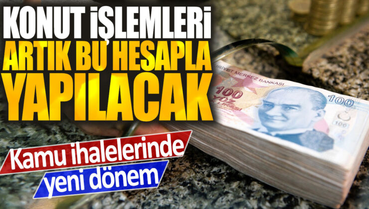 Kamu ihalelerinde yeni bir adım: Konut işlemleri artık bu yöntemle gerçekleştirilecek.