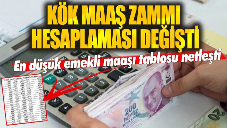 Emekli maaşında yeni hesaplama yöntemi uygulanacak! En düşük emekli maaşı tablosu güncellendi