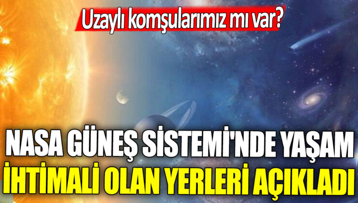 NASA, Güneş Sistemi’nde yaşam olma olasılığı bulunan gezegenleri duyurdu: Uzaylı komşularımız mı var?