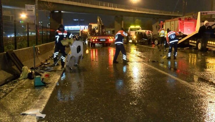 Alkollü sürücü zincirleme kaza yaptı, Ataşehir’de dehşet saçtı!