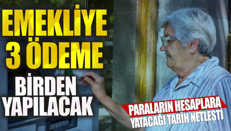 Emeklilere 3 farklı ödeme yapılacak! Paraların hesaplara yatırılacağı tarih belirlendi: Ödemeler belirli bir sıraya göre verilecek