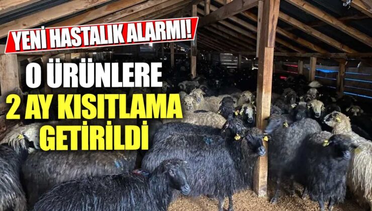 Yeni bir hastalık nedeniyle, belirli ürünlere 2 ay kısıtlama uygulaması yapıldı!