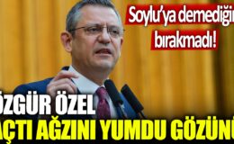 Özgür Özel’den sert tepki: Soylu’ya karşı çekinmediği söz kalmadı