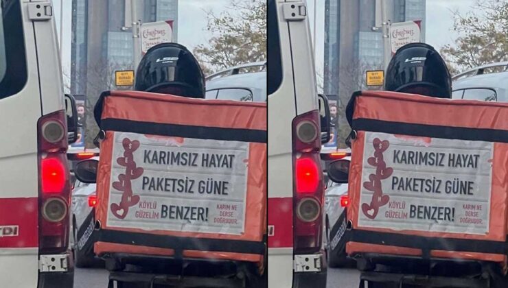 Benim motoruma böyle bir şey yazdı ki, böyle hanımcı görmediniz!