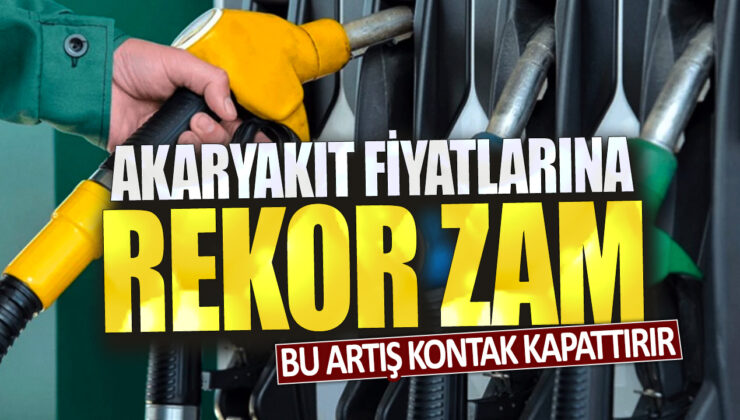 Akaryakıt fiyatları rekor seviyede arttı, bu durum endişe yaratıyor.