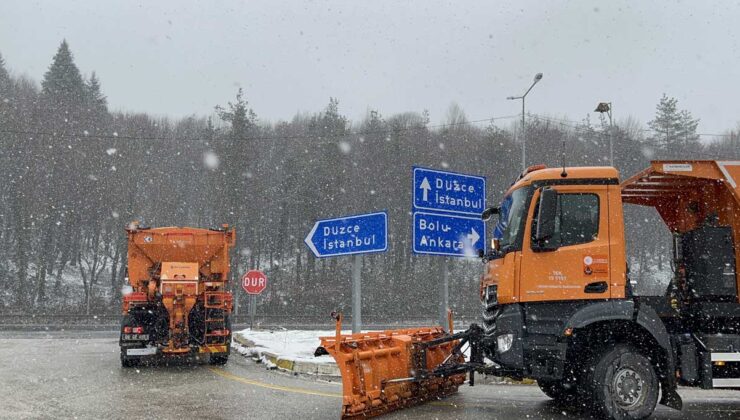 Bolu Dağı’nda Beyaz Bir Örtü!