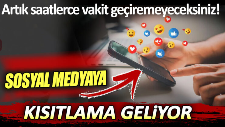 Sosyal medyada vakit geçirmeye kısıtlama geliyor, saatlerce vakit harcamayacaksınız!