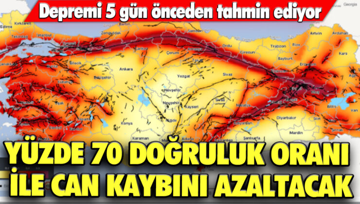 5 Gün Önceden Deprem Tahmini yapabilen Sistem, Yüzde 70 Doğruluk Oranı ile Can Kaybını Azaltacak