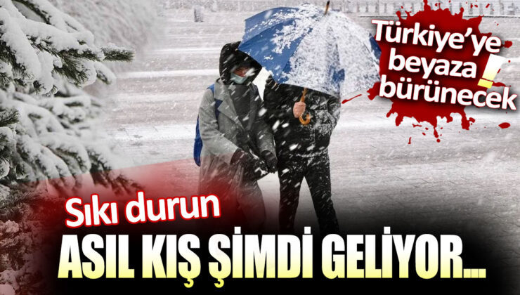 Meteoroloji: Şimdi asıl kış geliyor! Kar, sağanak ve dondurucu hava uyarıları peş peşe geliyor.