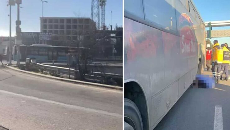 Polis aracından inen kadın, yolda hayatını kaybetti.