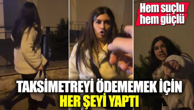 Taksimetreyi ödememek için suç işleyen şahıs güçlü olduğunu iddia etti!