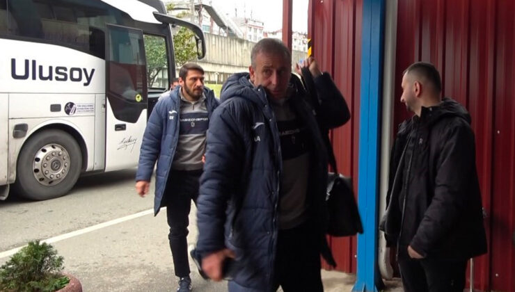Trabzonspor, Beşiktaş maçı için İstanbul’a gidiyor