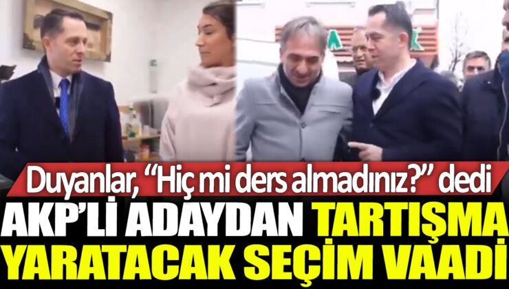 AKP’li adayın seçim vaadi tartışma yarattı: Eleştiri okları hedefine yöneltildi