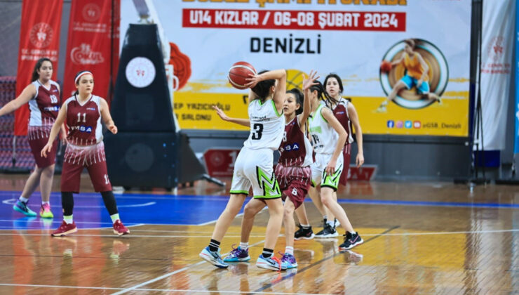 Denizli’de U14 Basketbol Turnuvası Başladı