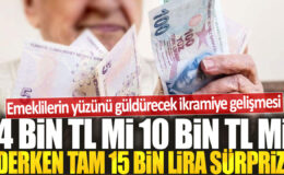 Emekliler sevinecek: 10 bin TL’ye kadar ikramiye müjdesiyle birlikte 15 bin TL sürprizi!