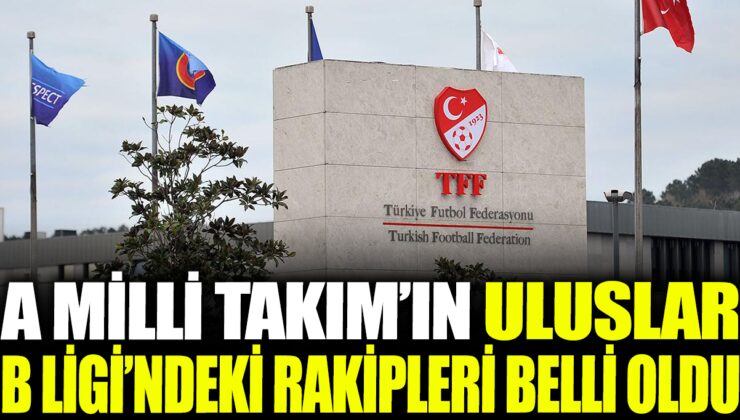 A Milli Takım’ın Uluslararası B Ligi’ndeki rakipleri sonunda açıklandı