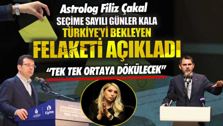 Seçime sayılı günler kala Astrolog Filiz Çakal, Türkiye’yi bekleyen felaketi açıkladı! Detaylar tek tek ortaya çıkacak.