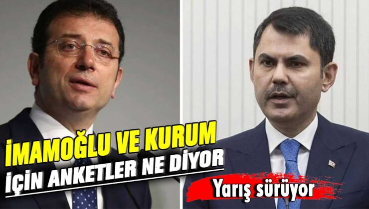 Ekrem İmamoğlu ve Murat Kurum için anket sonuçları açıklandı: Yarış devam ediyor!