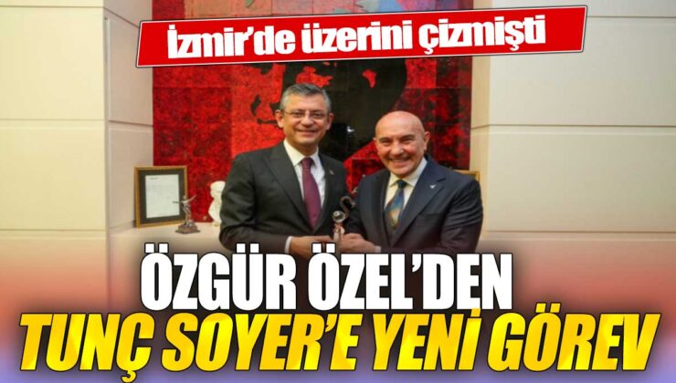 İzmir’de Özgür Özel, Tunç Soyer’e Yeni Görevinde Destek Verdi