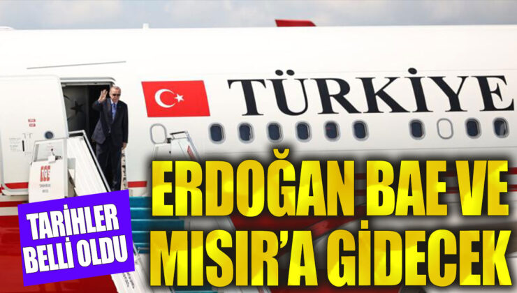 Cumhurbaşkanı Erdoğan, Birleşik Arap Emirlikleri ve Mısır ziyaretleri için hazırlanıyor.