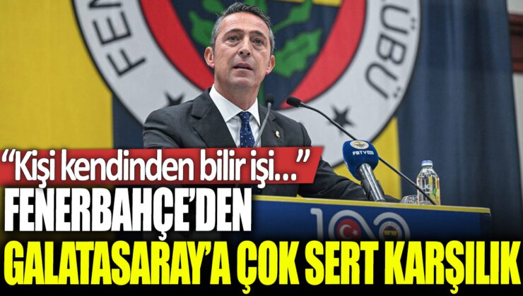 Fenerbahçe’den Galatasaray’a sert cevap: Herkes kendi işine baksın…