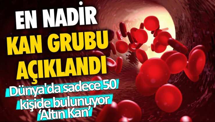 Toplamda sadece 50 kişide bulunan en nadir kan grubu keşfedildi: Altın Kan