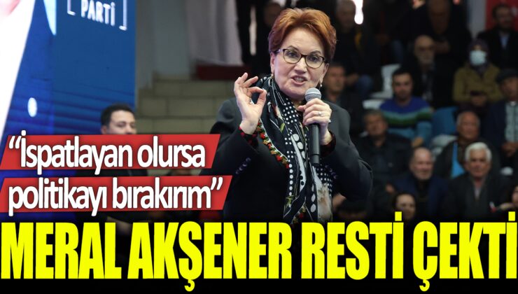 Meral Akşener politikayı bırakacağını iddia ediyor: İspatlayabilen var mı?