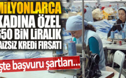 Milyonlarca kadına özel faizsiz 650 bin liralık kredi imkanı: İşte başvuru koşulları…