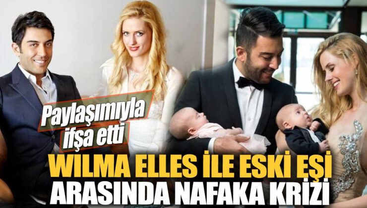 Wilma Elles, eski eşiyle nafaka konusunda kriz yaşadığını paylaştı.