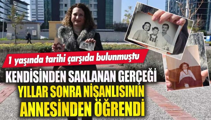 1 yaşındaki bebek, yıllar sonra nişanlısının annesinden saklanan gerçeği tarihi çarşıda buldu.