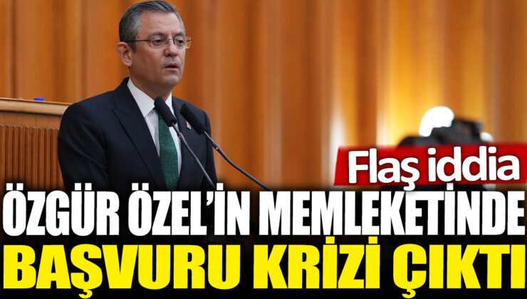 Özgür Özel’in şehrinde başvuru krizi ortaya çıktı: Şok iddia ortaya atıldı!