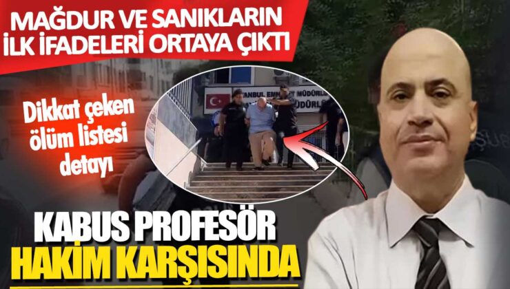 Kabus Profesör Salih Zoroğlu’nun davası başladı: Mağdur ve sanıkların ilk ifadeleri açıklandı!