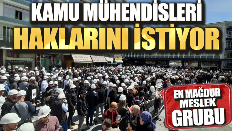 Kamu Mühendisleri, Maaş Mağduriyeti için Seslerini Yükseltiyor!