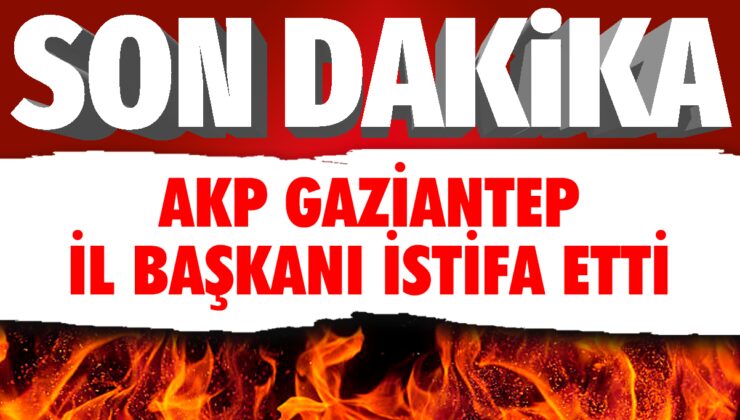 AKP Gaziantep İl Başkanı Murat Çetin İstifa Etti! Şok Evlilik Kararı Sonrası Gelen İstifa Haberi