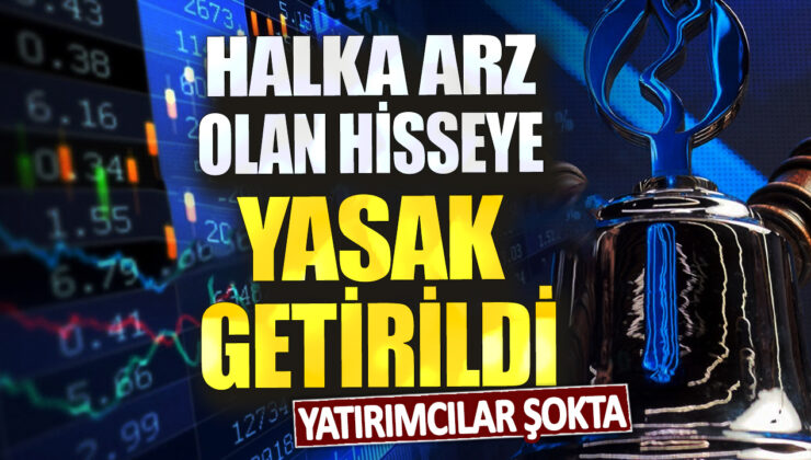 Yatırımcıları Şaşırtan Gelişme! Halka Arzı Yasaklanan Hisse Senedi…