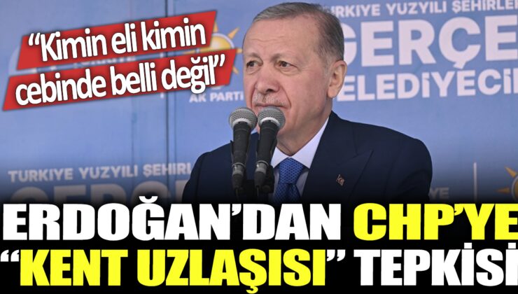 Erdoğan’dan Sert Açıklamalar: Kent Uzlaşısı Eleştirisi ve Filistin İthamları!