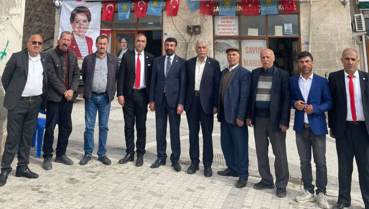 İYİ Parti Mardin Büyükşehir Belediye Başkan Adayı Süleyman Akar, Savur’da Coşkuyla Karşılandı